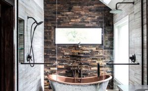 Modern Rustic Bathroom Design