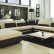 Furniture Modern Sectional Sofa Marvelous On Furniture Within Ultra Cream And Black Leather CP 2200 7 Modern Sectional Sofa