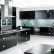 Kitchen Modern White And Black Kitchens Plain On Kitchen Intended For One Color Fits Most Cabinets Interior Design 19 Modern White And Black Kitchens