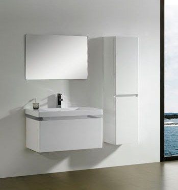Bathroom Modern White Bathroom Vanities Magnificent On And Vanity Cabinet In WHITE M2313 From Single With 2 Modern White Bathroom Vanities