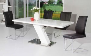 Modern White Dining Table