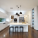 Modern White Kitchen Dark Floor Exquisite On Throughout Kitchens With Wood Floors The 4