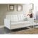 Other Modern White Loveseat Delightful On Other In Florence Style Leather Loft Zin Home 9 Modern White Loveseat