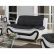 Other Modern White Loveseat Modest On Other With Regard To Tiffany Faux Leather Contemporary Style Black And 12 Modern White Loveseat