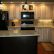 Off White Kitchen With Black Appliances Incredible On Throughout Cabinets W 1