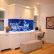 Interior Office Aquariums Lovely On Interior Intended For Built In Living Room Contemporary With Beige Chair 16 Office Aquariums