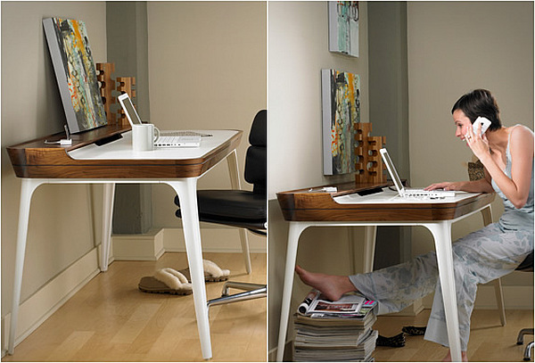  Office Desk For Home Magnificent On Interior Intended Modern Minimalist Amalgamates Ergonomic House 15 Office Desk For Home