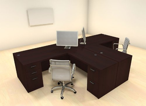 Furniture Office Desk For Two People Lovely On Furniture Pertaining To Amazon Com Persons Modern Executive Workstation 0 Office Desk For Two People