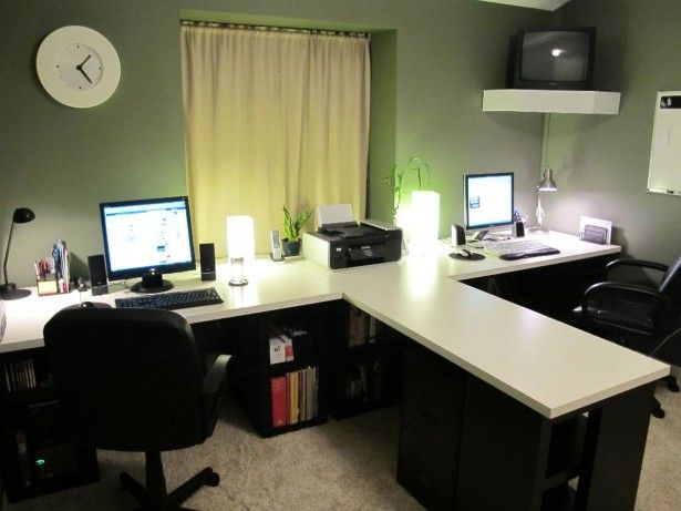 Office Office Set Up Ideas Fresh On Throughout Chic Agreeable Home Setup With White Finished Top 0 Office Set Up Ideas