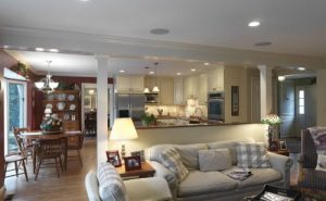 Open Kitchen Living Room Floor Plan