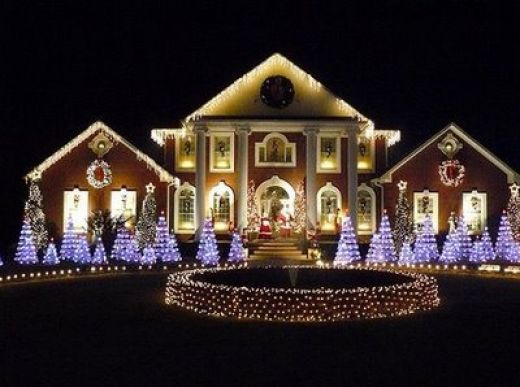 Home Outdoor Christmas Lights House Ideas Wonderful On Home Regarding For 25 Outdoor Christmas Lights House Ideas