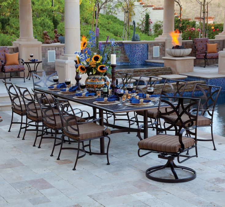 Other Outdoor Dining Sets For 8 Plain On Other In 9 Best Big Seating 10 People Images 0 Outdoor Dining Sets For 8