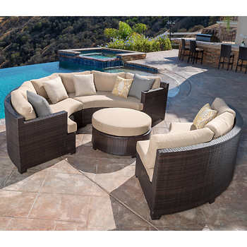 Other Outdoor Sectional Costco Perfect On Other Intended Belmont 4 Piece Curved Set 0 Outdoor Sectional Costco