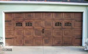 Painted Wood Garage Door