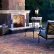 Home Patio Designs With Fireplace Simple On Home Regard To Backyard Stone Fire Pit 13 Patio Designs With Fireplace