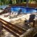 Other Patio With Above Ground Pool Magnificent On Other Within Awesome Deck PrivacGround Lighting Ideas 7 Patio With Above Ground Pool