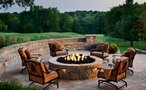 Patio With Fire Pit