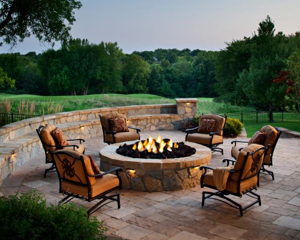 Home Patio With Fire Pit Modern On Home In Designing A Around DIY 0 Patio With Fire Pit