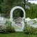 Office Picket Fence Gate With Arbor Fresh On Office Regard To Vinyl Arched Interstate Visions 9 Picket Fence Gate With Arbor