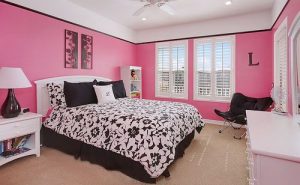 Pink And White Bedroom For Teenage Girls