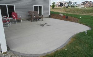Plain Concrete Patio