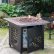 Propane Patio Fire Pit Innovative On Other Throughout Gas With Tile Mantel Outdoor Pits 1