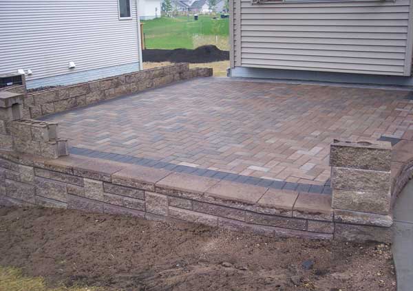 Home Raised Paver Patio Perfect On Home Intended For How To Build A With Retaining Wall Blocks 0 Raised Paver Patio