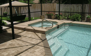 Rectangular Pool Designs With Spa