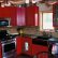 Red Country Kitchen Decorating Ideas Beautiful On Yellow And Green Colors Beverage Serving Refrigerators 3