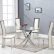 Furniture Round Glass Dining Table Excellent On Furniture Intended For Daytona With 4 Collete Cream 8 Round Glass Dining Table
