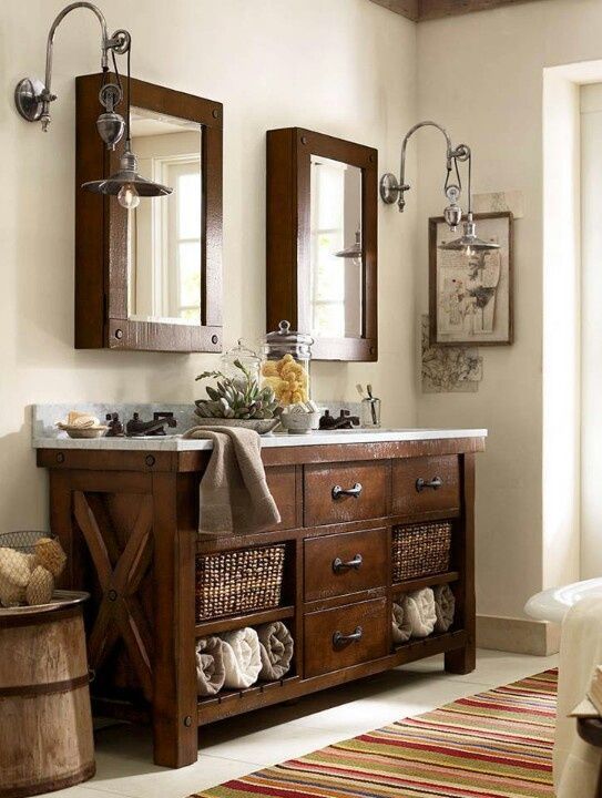 Bathroom Rustic Bathroom Double Vanities Exquisite On 45 Best Of Wood Vanity Sets 13 Rustic Bathroom Double Vanities