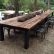 Rustic Wood Patio Furniture Contemporary On Regarding Reclaimed Outdoor Tables 1