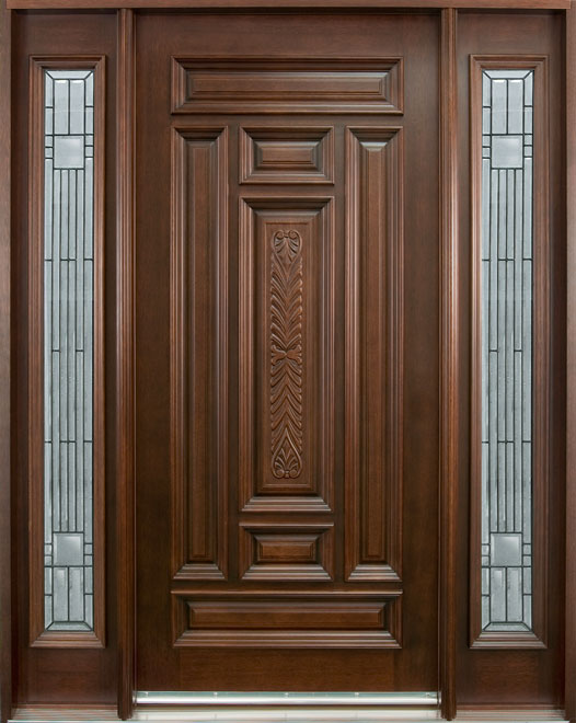 Home Single Front Doors Modest On Home With Regard To Entry Door In Stock 2 Sidelites Solid Wood Dark 9 Single Front Doors