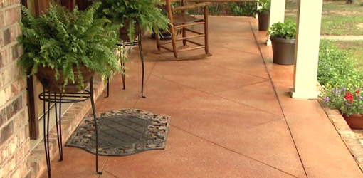 Home Stained Concrete Slab Patio Interesting On Home How To Score And Acid Stain A Porch Or Today S 0 Stained Concrete Slab Patio