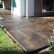 Stained Concrete Slab Patio Magnificent On Home For How To Score And Stain So It Looks Like Wood DIY Cozy 3