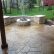 Home Stamped Concrete Patio With Wall Exquisite On Home For Architecture Traditional Plus Columns Also Seat And Fire 29 Stamped Concrete Patio With Wall