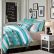 Teen Bedroom Ideas Teal And White Marvelous On Throughout 3