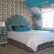 Teen Bedroom Ideas Teal And White Stylish On Throughout With Room Contemporary 1