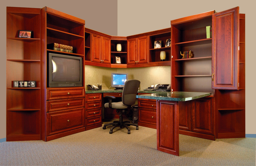 Other Traditional Hidden Home Office Lovely On Other In Desk 29 Traditional Hidden Home Office