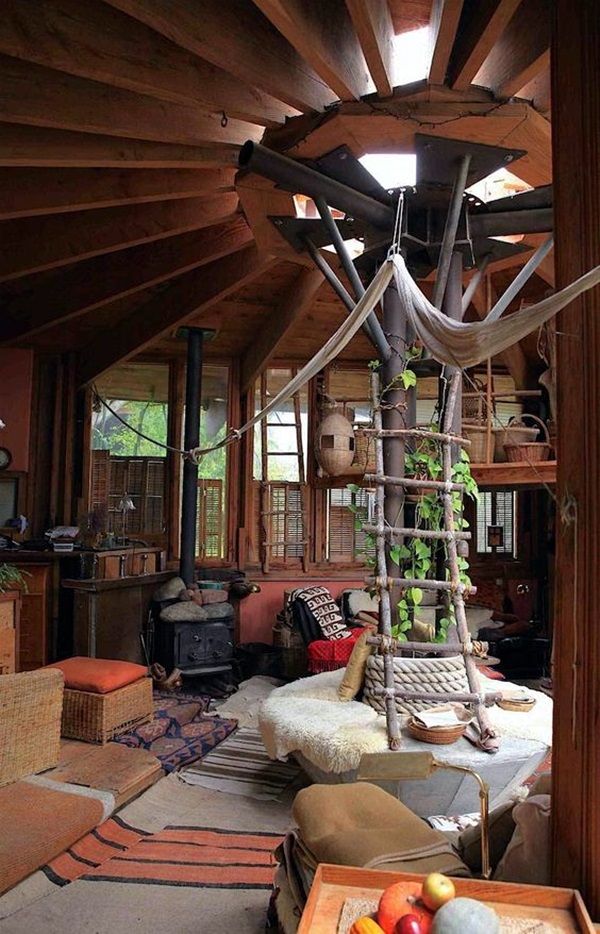 Home Tree House Inside Ideas Impressive On Home 40 Cozy Room Nest For Lazy Humans Like Me 0 Tree House Inside Ideas
