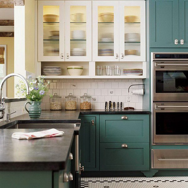 Kitchen Two Tone Painted Kitchen Cabinets Ideas Beautiful On Within 35 To Reinspire Your Favorite Spot In The 0 Two Tone Painted Kitchen Cabinets Ideas