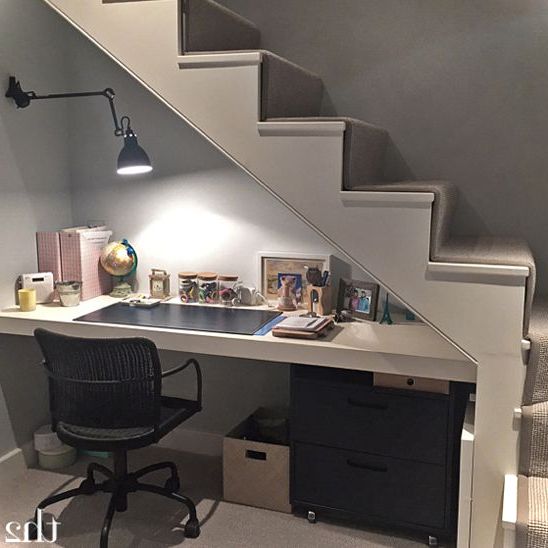 Home Under Stairs Office Charming On Home And 16 Creative Remodelling Ideas Small House Decor 27 Under Stairs Office