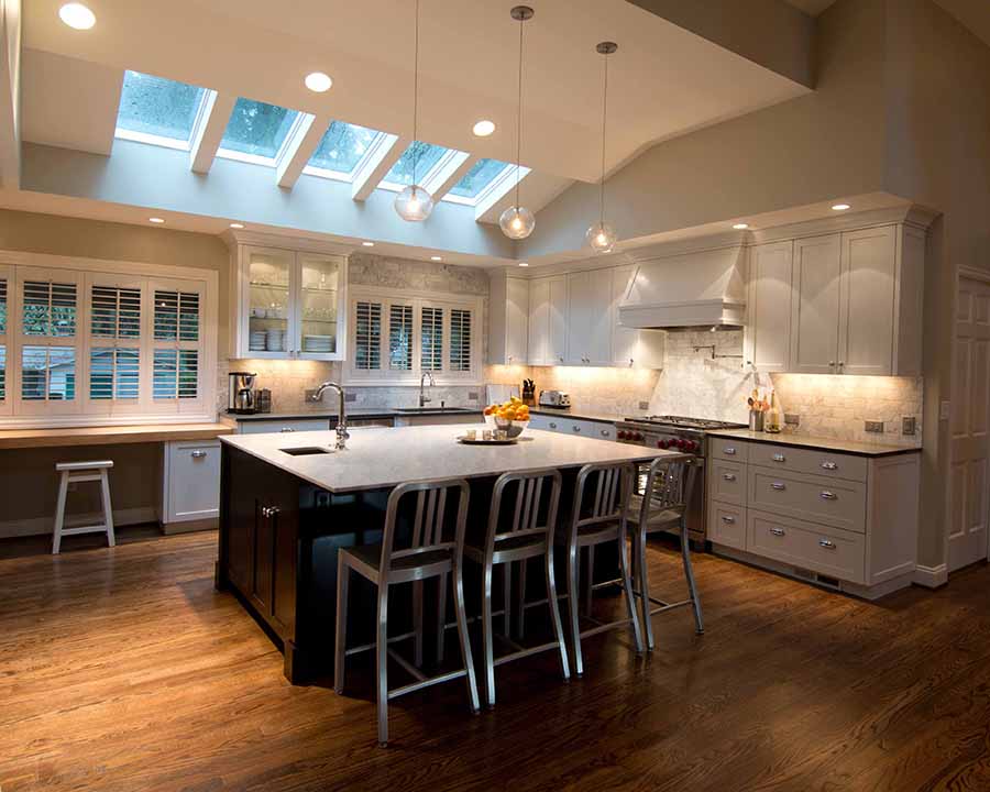 Interior Vaulted Kitchen Ceiling Lighting Lovely On Interior Within For Trendyexaminer 0 Vaulted Kitchen Ceiling Lighting