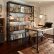Office Vintage Office Decorating Ideas Contemporary On Pertaining To Industrial Home With Bookshelves And Small 23 Vintage Office Decorating Ideas