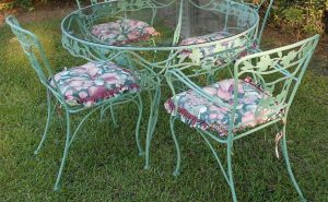 Vintage Wrought Iron Garden Furniture