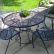 Vintage Wrought Iron Garden Furniture Plain On In Outdoor Patio SANDYDELUCA DESIGN 5