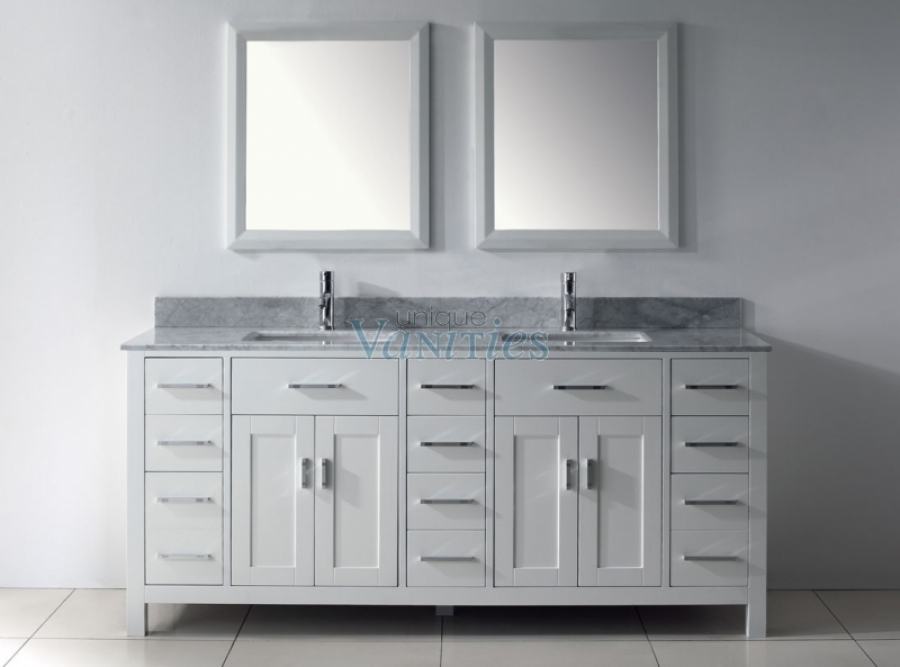 Bathroom White Bathroom Vanities With Marble Tops Impressive On In 75 Inch Double Sink Vanity Top UVABXKAWH75 9 White Bathroom Vanities With Marble Tops