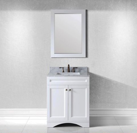 Bathroom White Bathroom Vanities With Marble Tops Incredible On Within Virtu USA 30 Inch Elise Square Sink Vanity In Italian 27 White Bathroom Vanities With Marble Tops