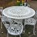 White Cast Iron Patio Furniture Interesting On In Vintage Shabby Chic 1