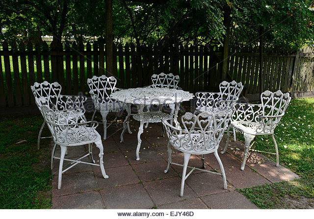 Furniture White Cast Iron Patio Furniture Lovely On With Captivating Wrought Outdoor Garden 0 White Cast Iron Patio Furniture